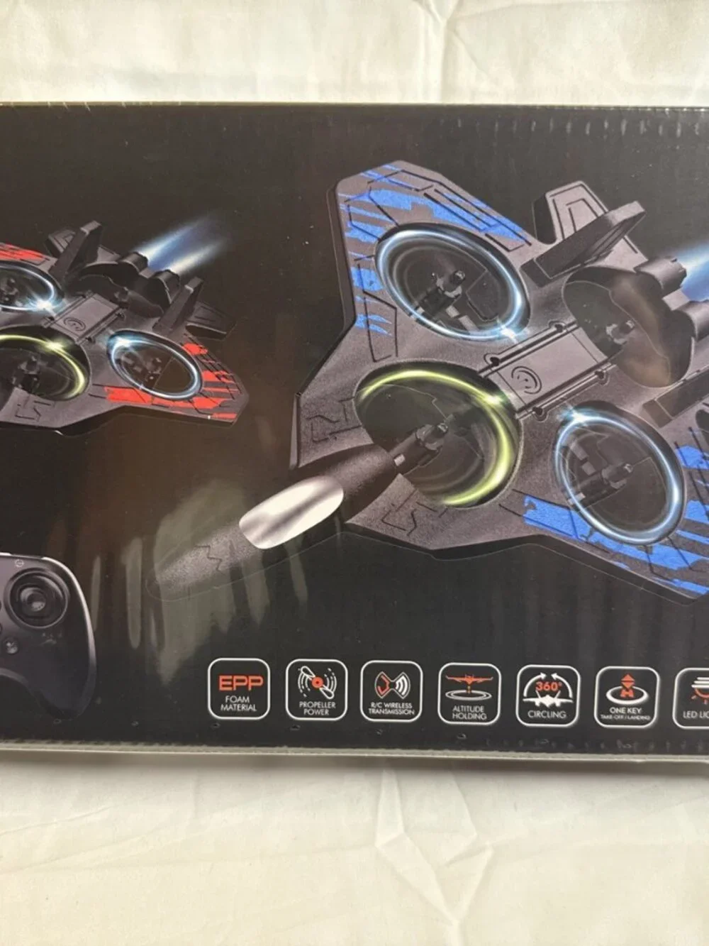 Power Gyro Propeller R/C foam Fighter Aircraft